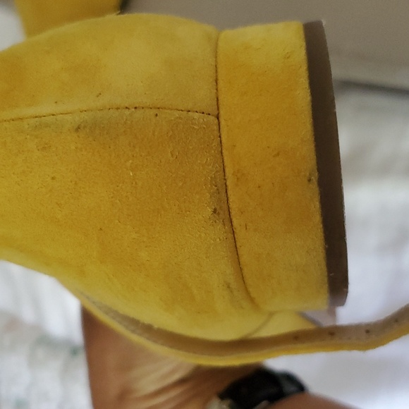 Franco Sarto yellow flat shoe sz 9M - Picture 5 of 9